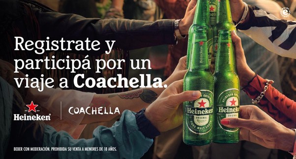 Heineken te puede llevar a Coachella 2026: cómo participar y vivir el festival desde adentro