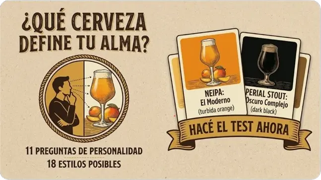 🔮 ¿Qué cerveza sos? Creamos un test para descubrir tu alma cervecera