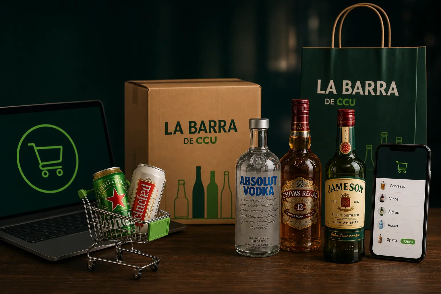 CCU suma spirits de Pernod Ricard a La Barra y apuesta al marketplace total
